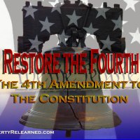 Restore the Fourth- The Patriot Act is up for reapproval again.